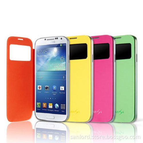 Original S View Cover for Galaxy S4, PU Leather Material